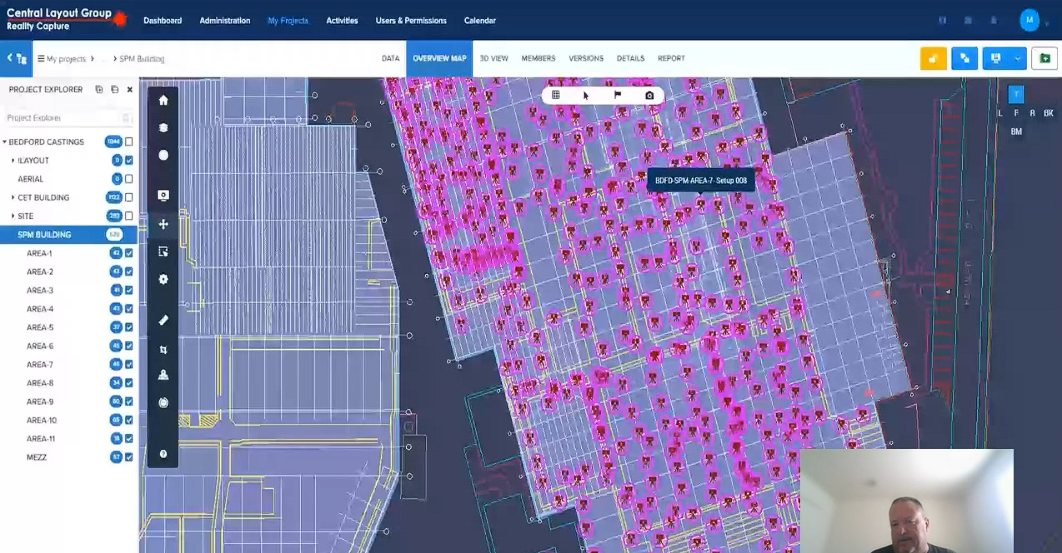 Laser scans are streamed at the same resolution as the source scanner.