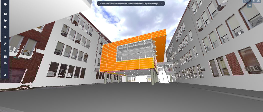 School BIM Model and Mesh