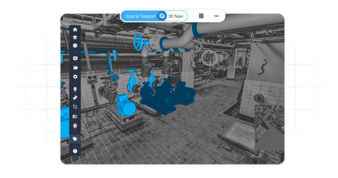 Stream and explore massive reality capture
