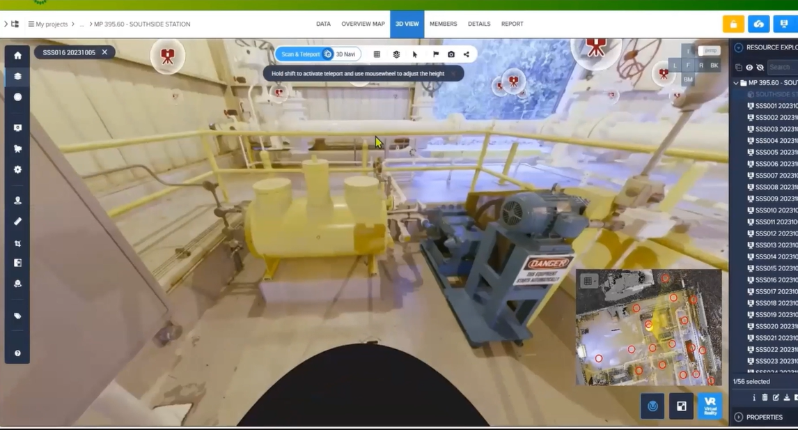 Como o processamento de dados do scanner LiDAR aprimora o monitoramento da infraestrutura de energia