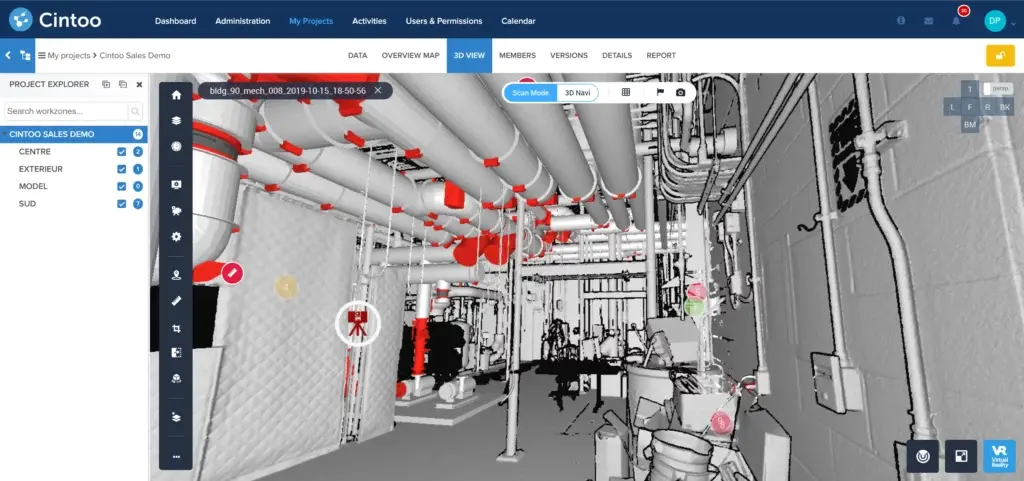 A more efficient way to host, manage and share laser scan data