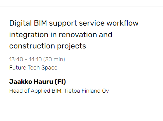 CintooはBIMWorld Copenhagenに参加します。