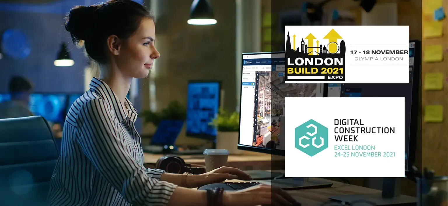 Descubra Cintoo Cloud en la London Build y la Digital Construction Week