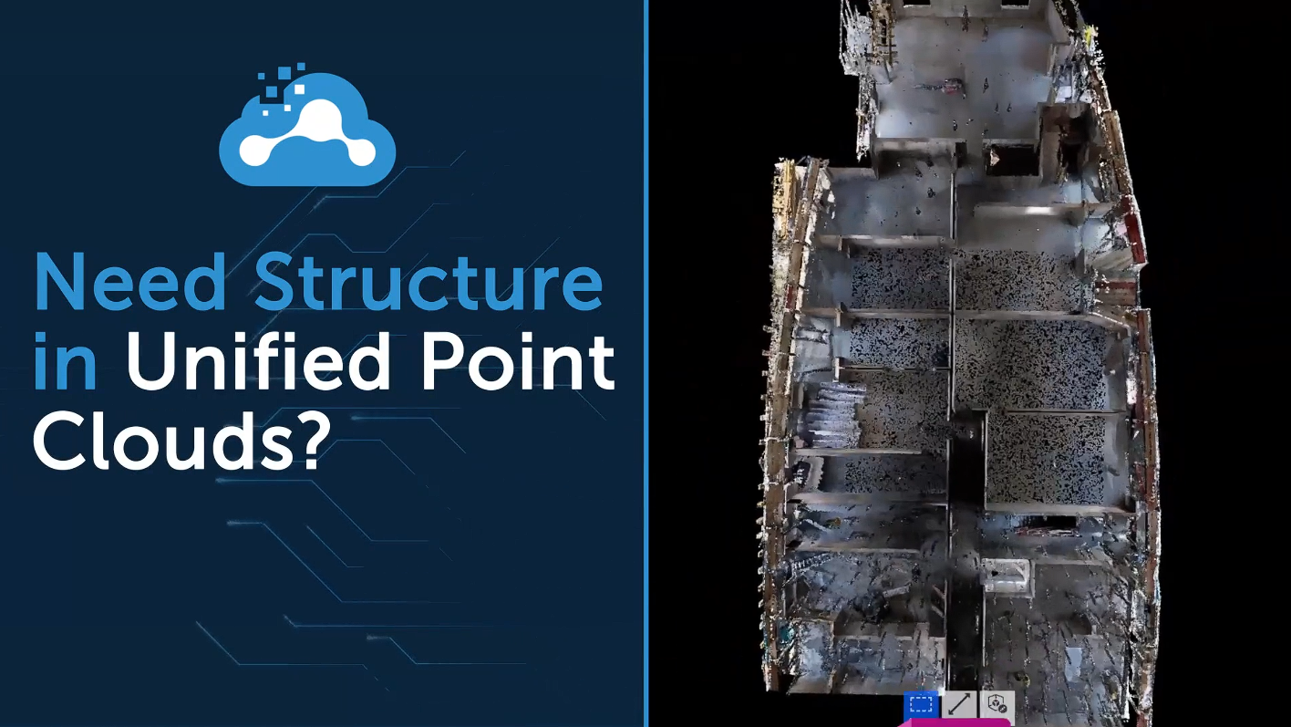 Hochladen und Umstrukturieren von Unified Point Clouds mit Cintoo