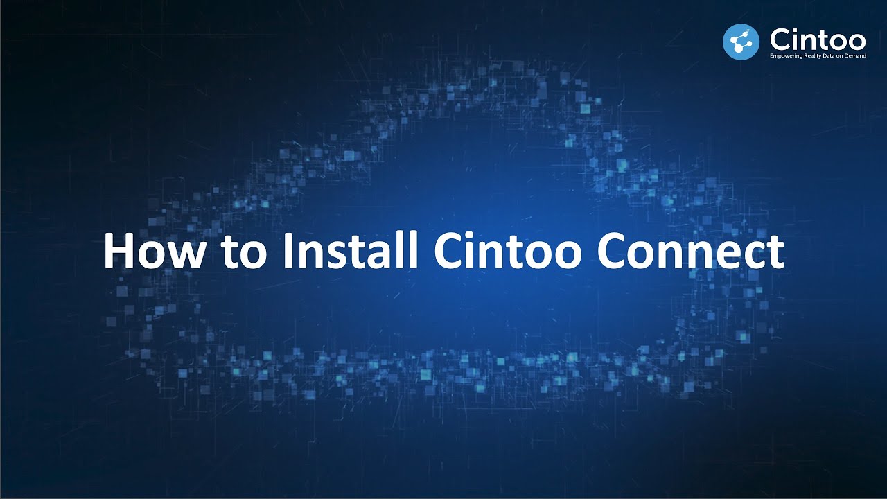 Cintoo Cloudのインストール方法