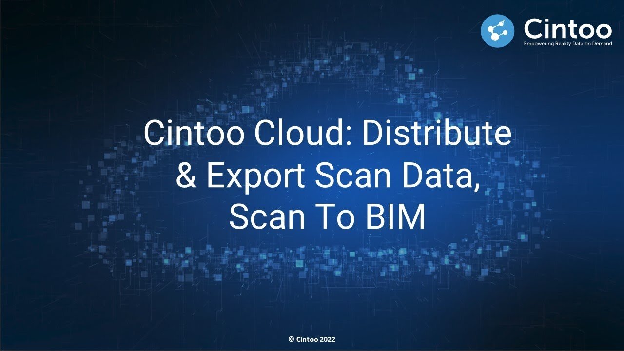 How to distribute and export scan data and Scan to BIM data