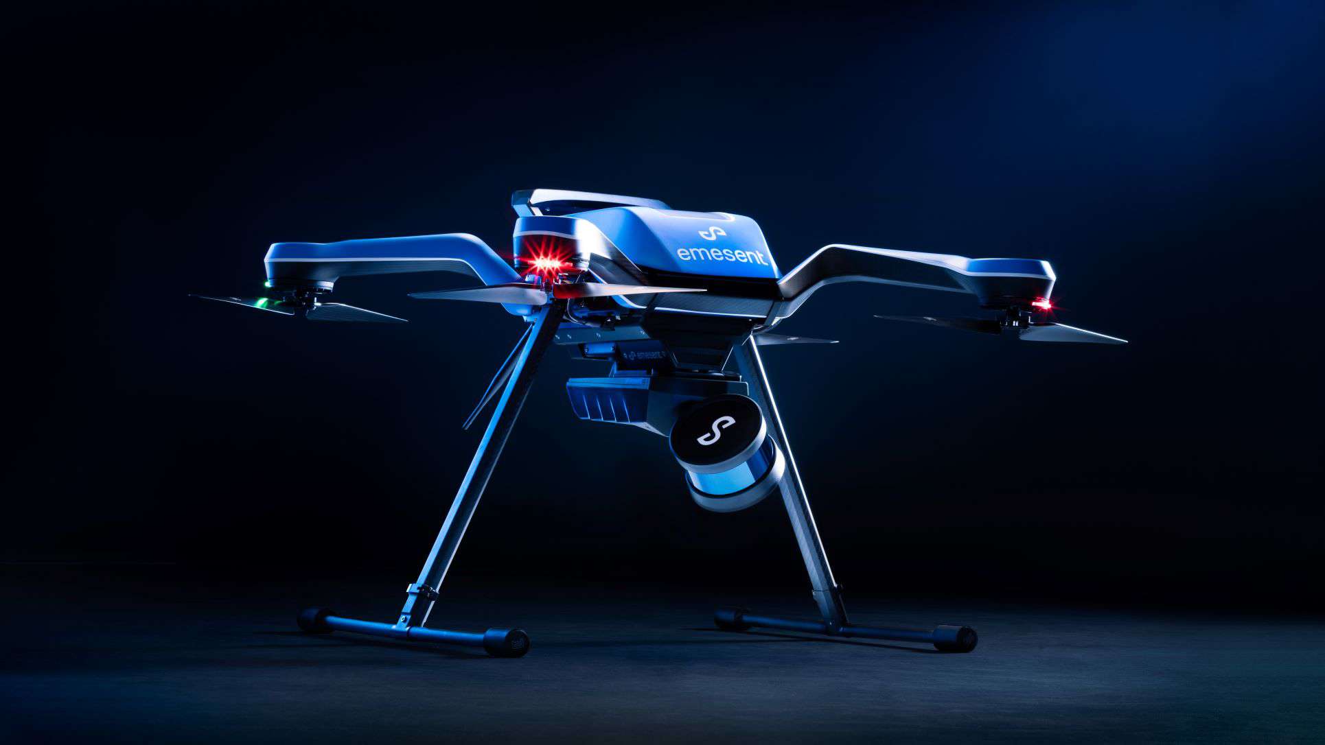 The Hovermap drone laser scanner by Emesent.