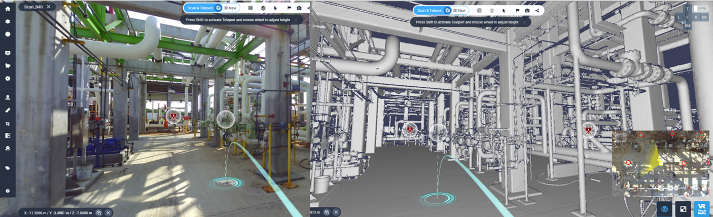 The power of 3D data visualization, taking point clouds and processing them in one central platform, as exhibited by Cintoo.