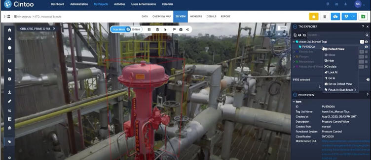 Simulate asset tagging in a virtual environment to instantly understand the site conditions.