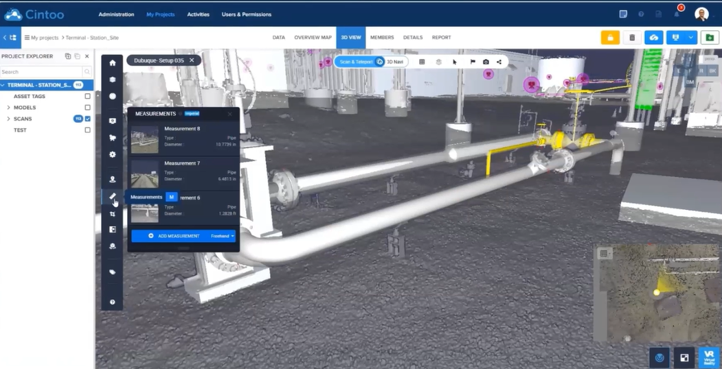 BP eliminates the need for in-person travel when they can measure and annotate pipelines and other equipment to get instant results.